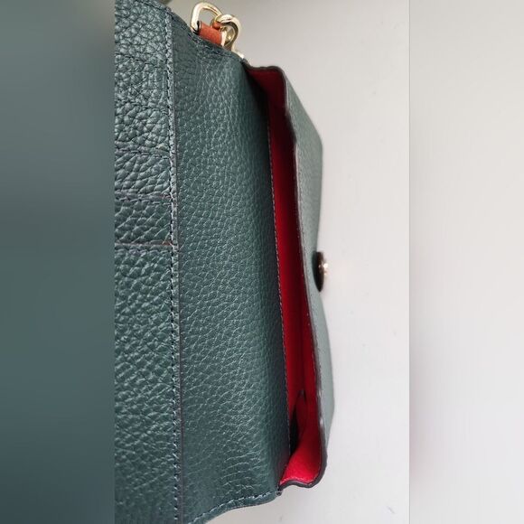 Dooney & Bourke Forest Green Wristlet Phone Wallet - Picture 10 of 10